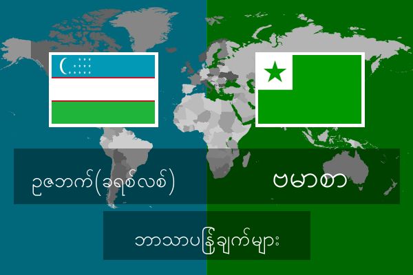  ဗမာစာ ဘာသာပြန်ချက်များ