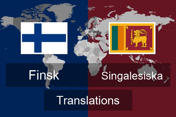  Singalesiska Translations