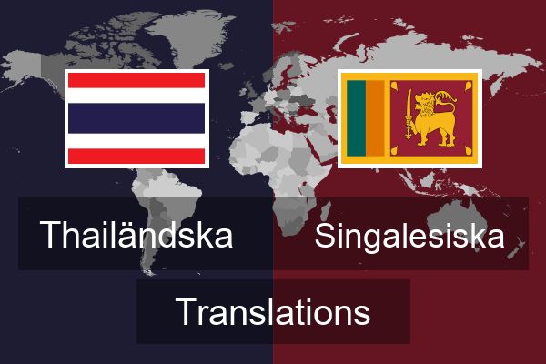  Singalesiska Translations