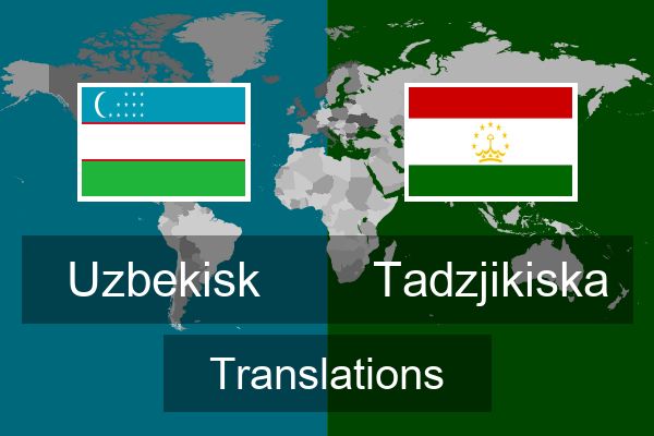  Tadzjikiska Translations