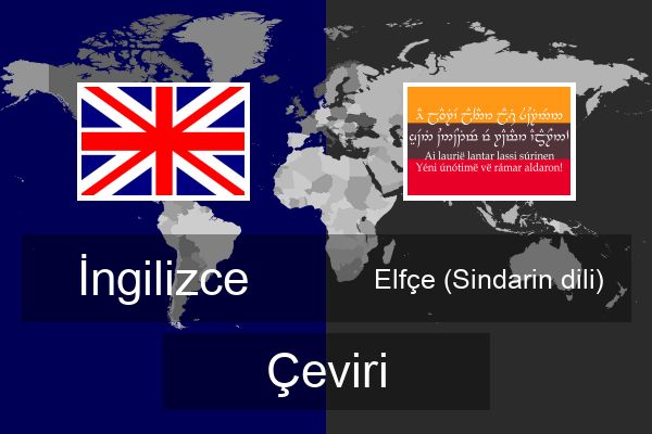  Elfçe (Sindarin dili) Çeviri