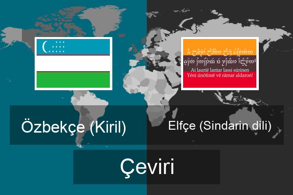  Elfçe (Sindarin dili) Çeviri