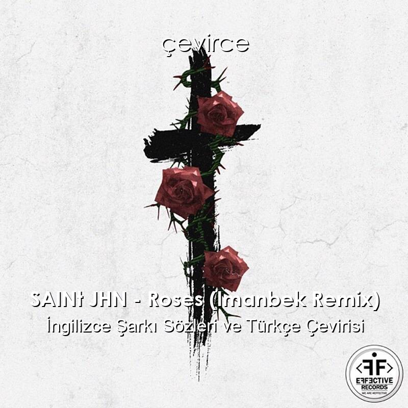 SAINt JHN – Roses (Imanbek Remix) İngilizce Şarkı Sözleri ve Türkçe Çevirisi