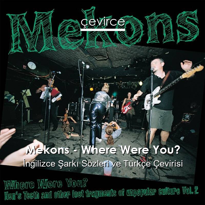 Mekons – Where Were You? İngilizce Sözleri Türkçe Anlamları