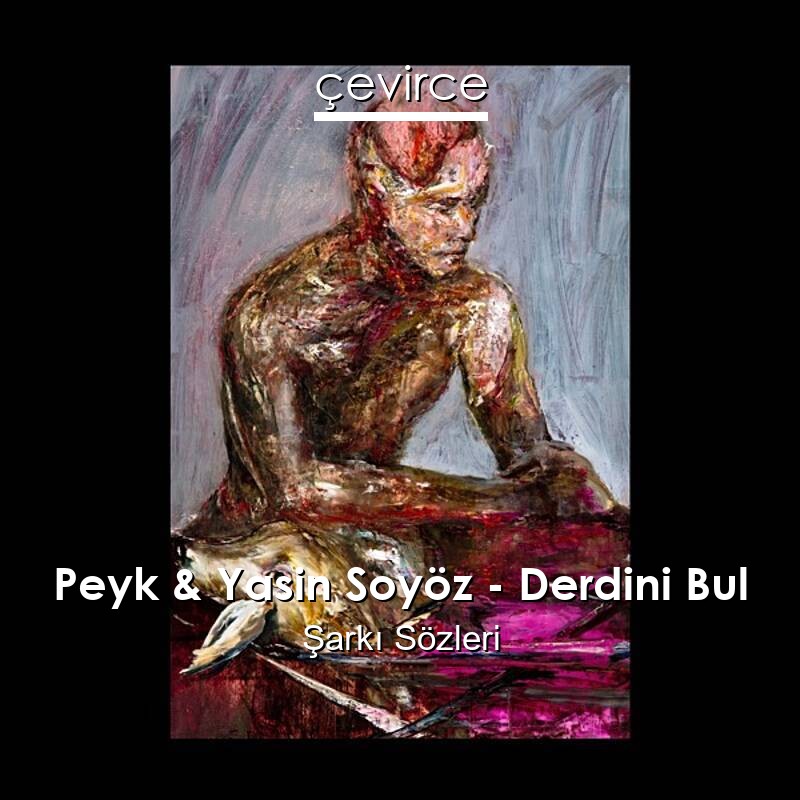 Peyk & Yasin Soyöz – Derdini Bul Şarkı Sözleri