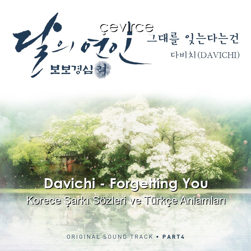 Davichi – Forgetting You Korece Sözleri Türkçe Anlamları