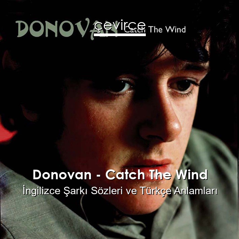 Donovan – Catch The Wind İngilizce Sözleri Türkçe Anlamları
