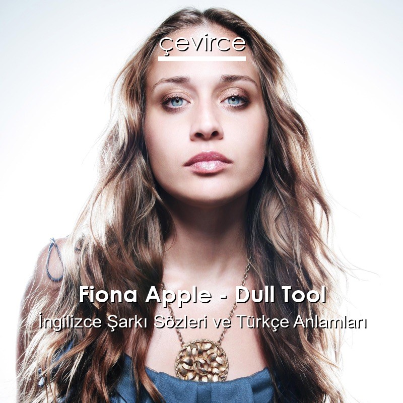 Fiona Apple – Dull Tool İngilizce Sözleri Türkçe Anlamları