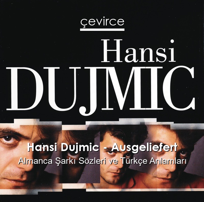 Hansi Dujmic – Ausgeliefert Almanca Sözleri Türkçe Anlamları