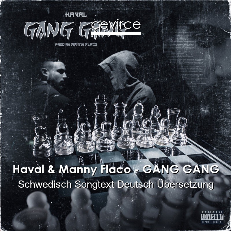 Haval & Manny Flaco – GANG GANG Schwedisch Songtext Deutsch Übersetzung