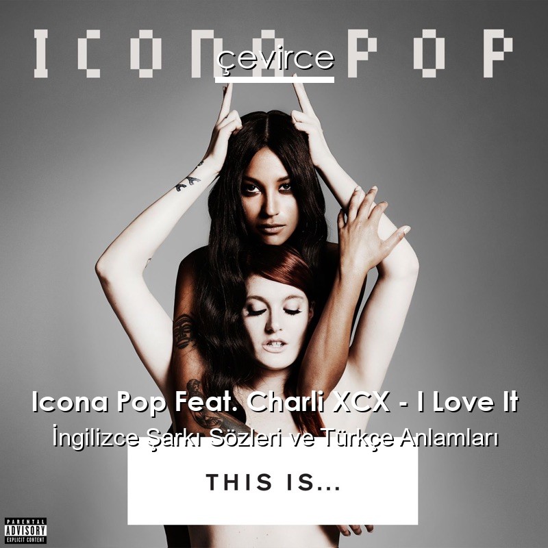 Icona Pop Feat. Charli XCX – I Love It İngilizce Sözleri Türkçe Anlamları