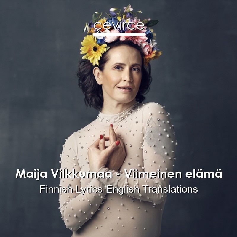 Maija Vilkkumaa – Viimeinen elämä Finnish Lyrics English Translations