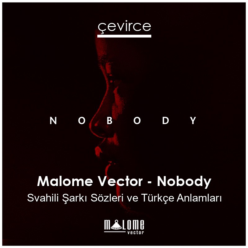 Malome Vector – Nobody Svahili Sözleri Türkçe Anlamları