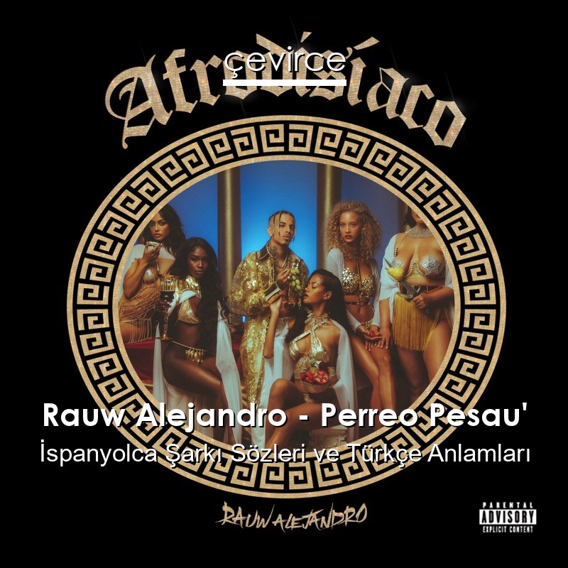 Rauw Alejandro – Perreo Pesau’ İspanyolca Sözleri Türkçe Anlamları