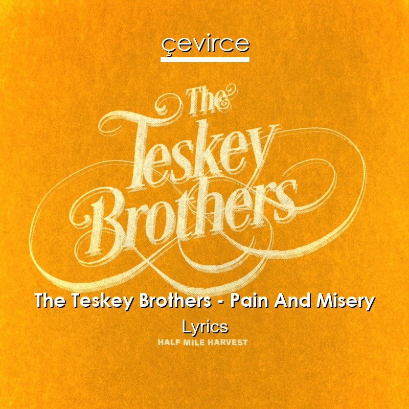 The Teskey Brothers – Pain And Misery Lyrics