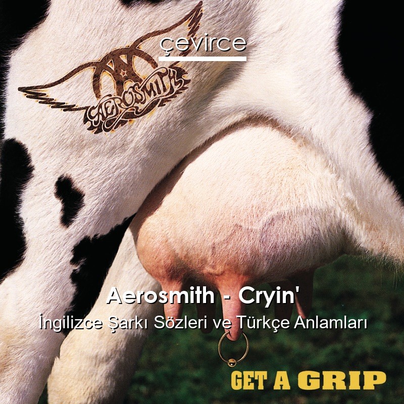 Aerosmith – Cryin’ İngilizce Şarkı Sözleri Türkçe Anlamları