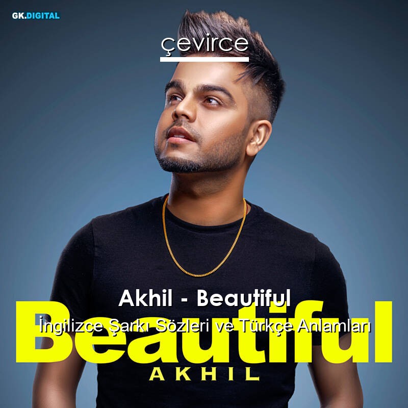 Akhil – Beautiful  Şarkı Sözleri Türkçe Anlamları