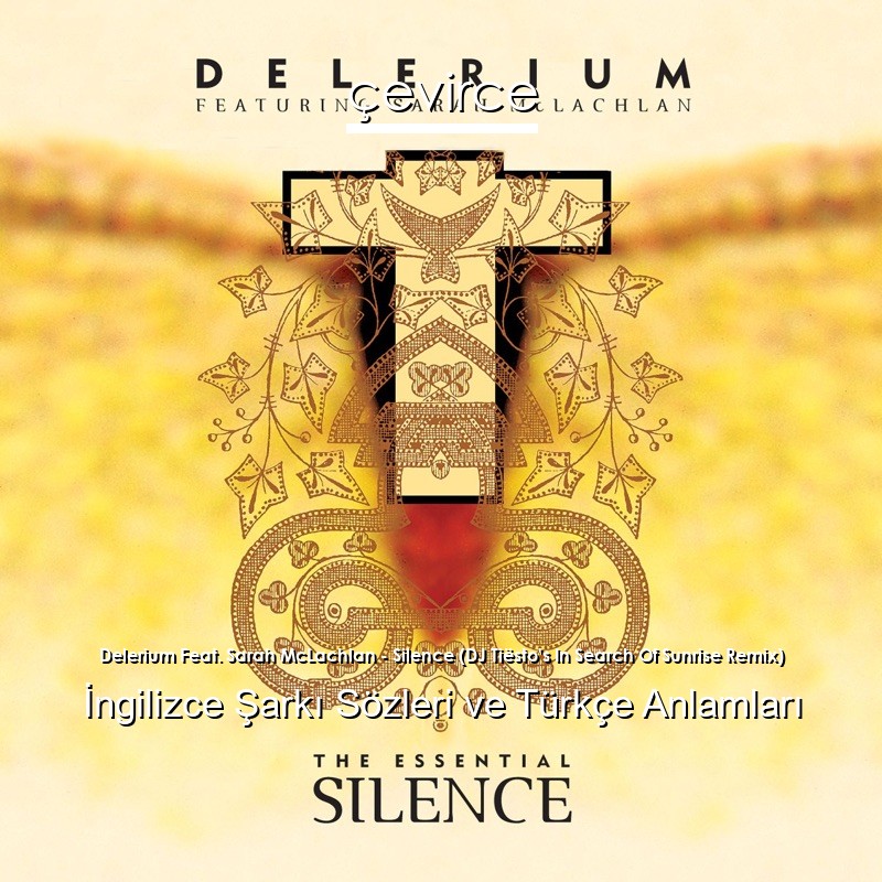 Delerium Feat. Sarah McLachlan – Silence (DJ Tiësto’s In Search Of Sunrise Remix) İngilizce Şarkı Sözleri Türkçe Anlamları