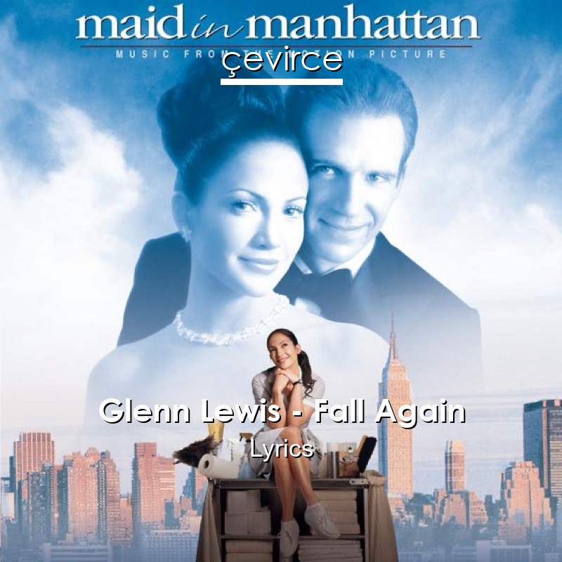 Glenn Lewis – Fall Again Lyrics