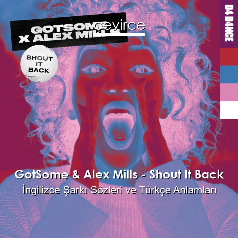 GotSome & Alex Mills – Shout It Back İngilizce Sözleri Türkçe Anlamları