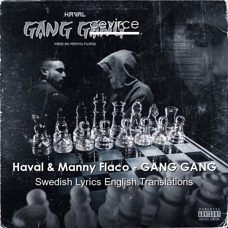 Haval & Manny Flaco – GANG GANG Swedish Lyrics English Translations