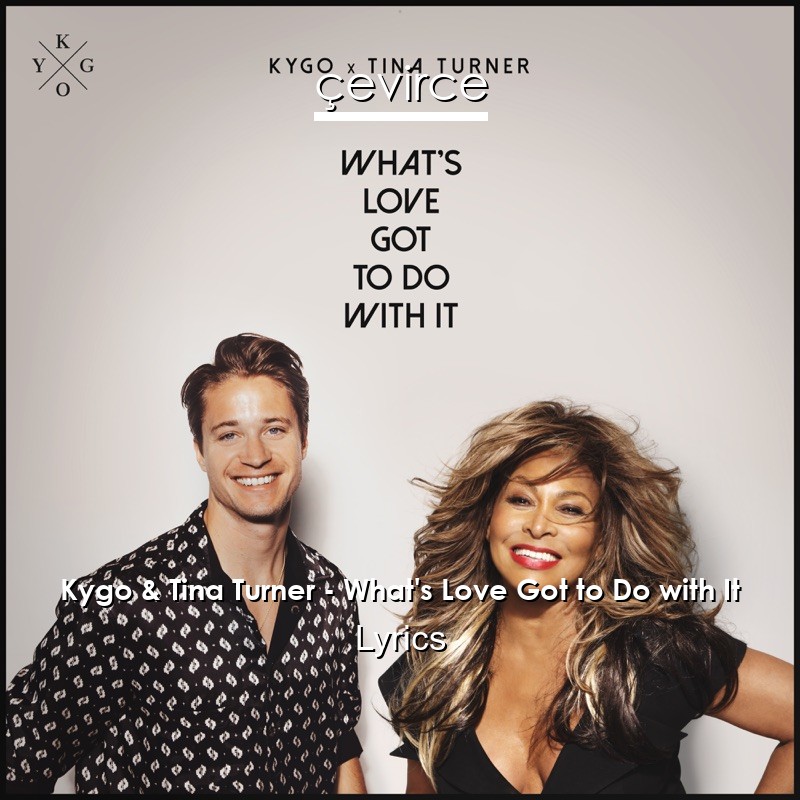 Kygo & Tina Turner – What’s Love Got to Do with It Lyrics