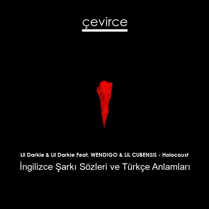 Lil Darkie & Lil Darkie Feat. WENDIGO & LiL CUBENSiS – Holocaust İngilizce Şarkı Sözleri Türkçe Anlamları