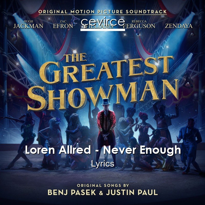 Loren Allred – Never Enough Lyrics
