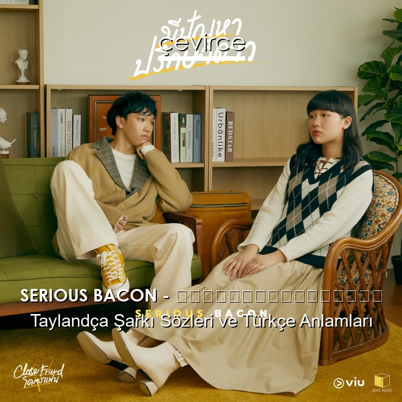 SERIOUS BACON – มีปัญหาปรึกษาดาว Taylandça Şarkı Sözleri Türkçe Anlamları