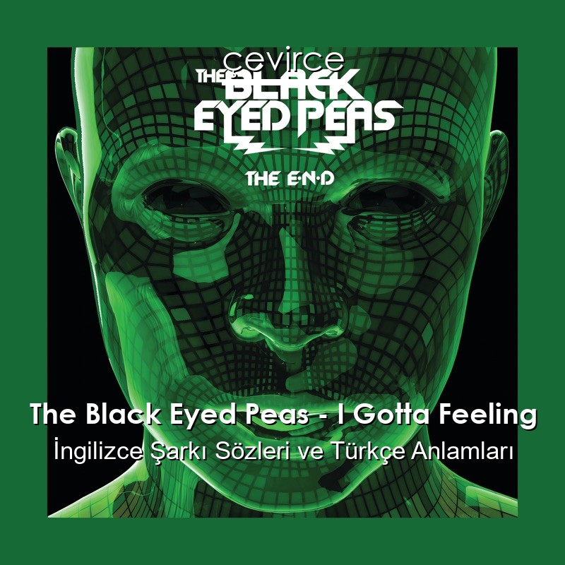 The Black Eyed Peas – I Gotta Feeling İngilizce Şarkı Sözleri Türkçe Anlamları