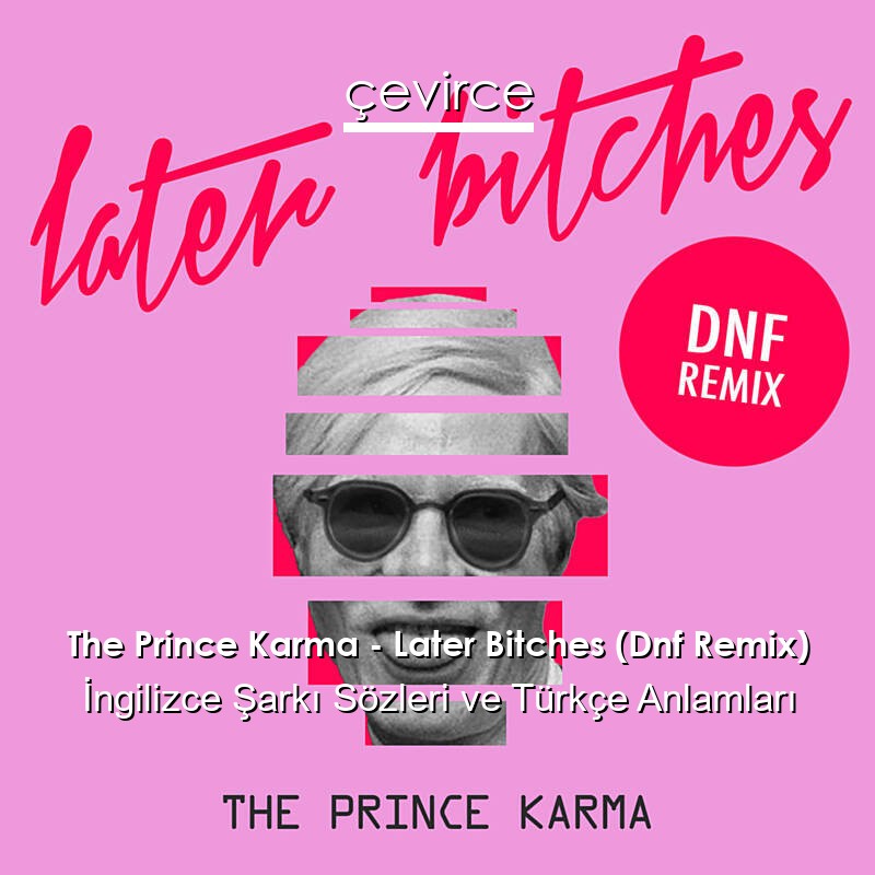 The Prince Karma – Later Bitches (Dnf Remix) İngilizce Şarkı Sözleri Türkçe Anlamları