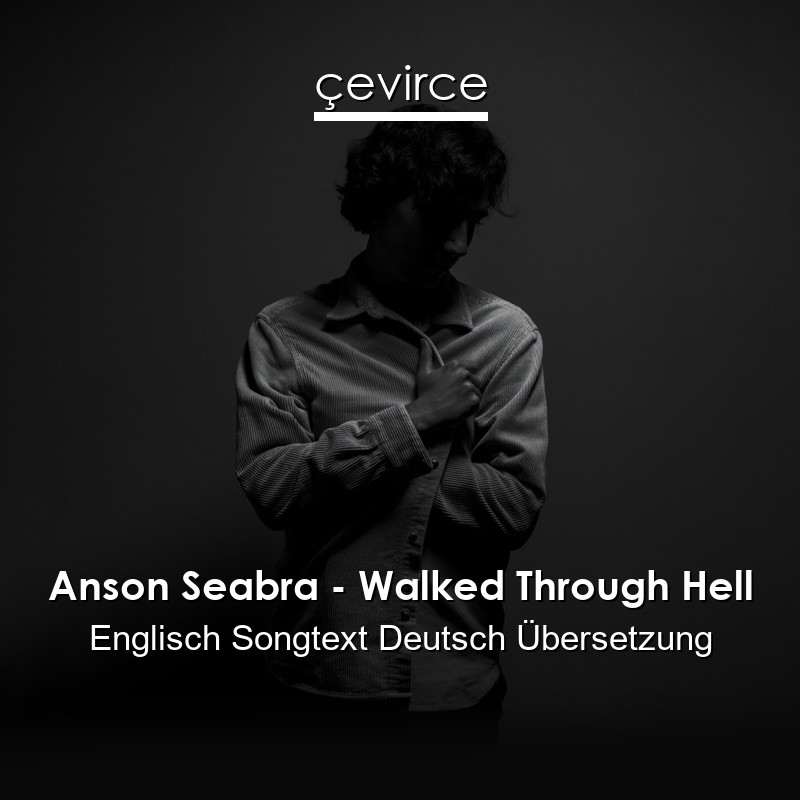 Anson Seabra – Walked Through Hell Englisch Songtext Deutsch Übersetzung