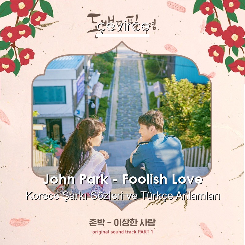 John Park – Foolish Love Korece Şarkı Sözleri Türkçe Anlamları