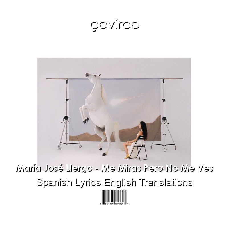 María José Llergo – Me Miras Pero No Me Ves Spanish Lyrics English Translations