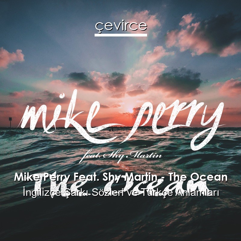 Mike Perry Feat. Shy Martin – The Ocean İngilizce Şarkı Sözleri Türkçe Anlamları