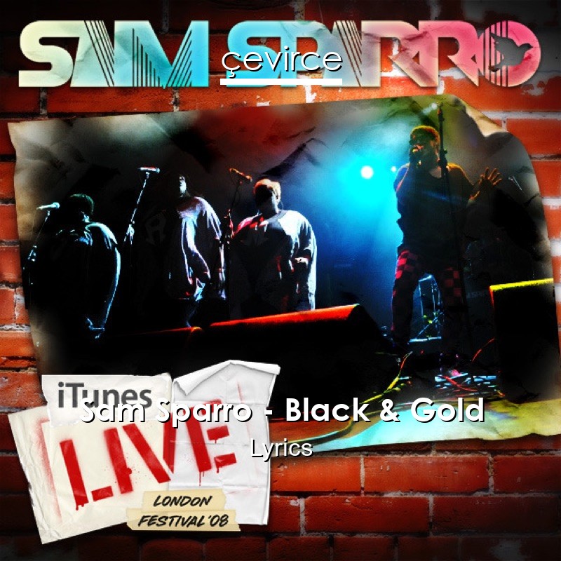 Sam Sparro – Black & Gold Lyrics