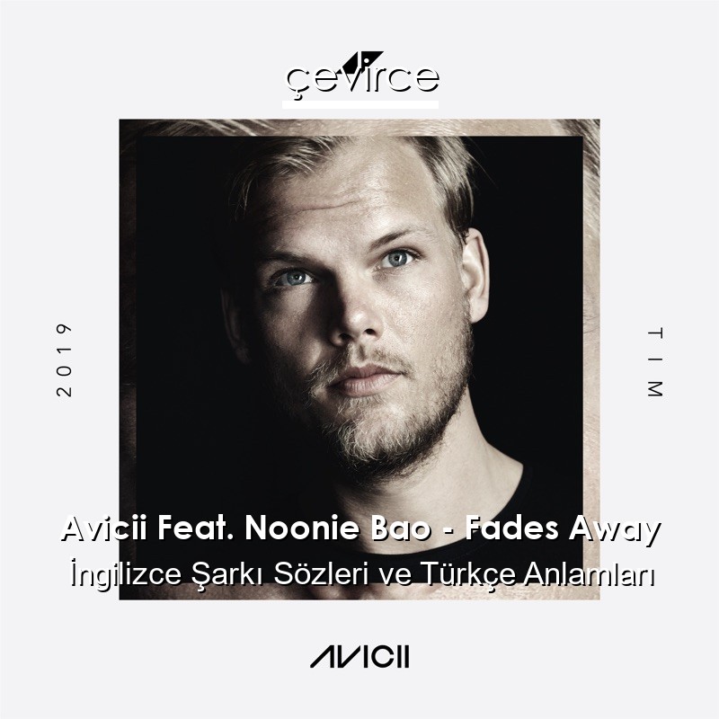 Avicii Feat. Noonie Bao – Fades Away İngilizce Şarkı Sözleri Türkçe Anlamları