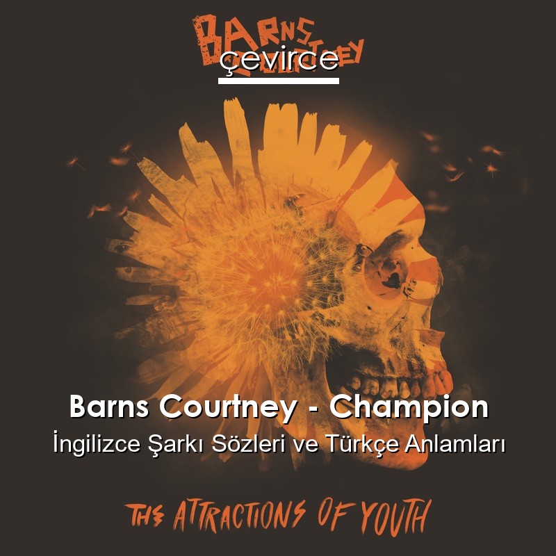 Barns Courtney – Champion İngilizce Şarkı Sözleri Türkçe Anlamları