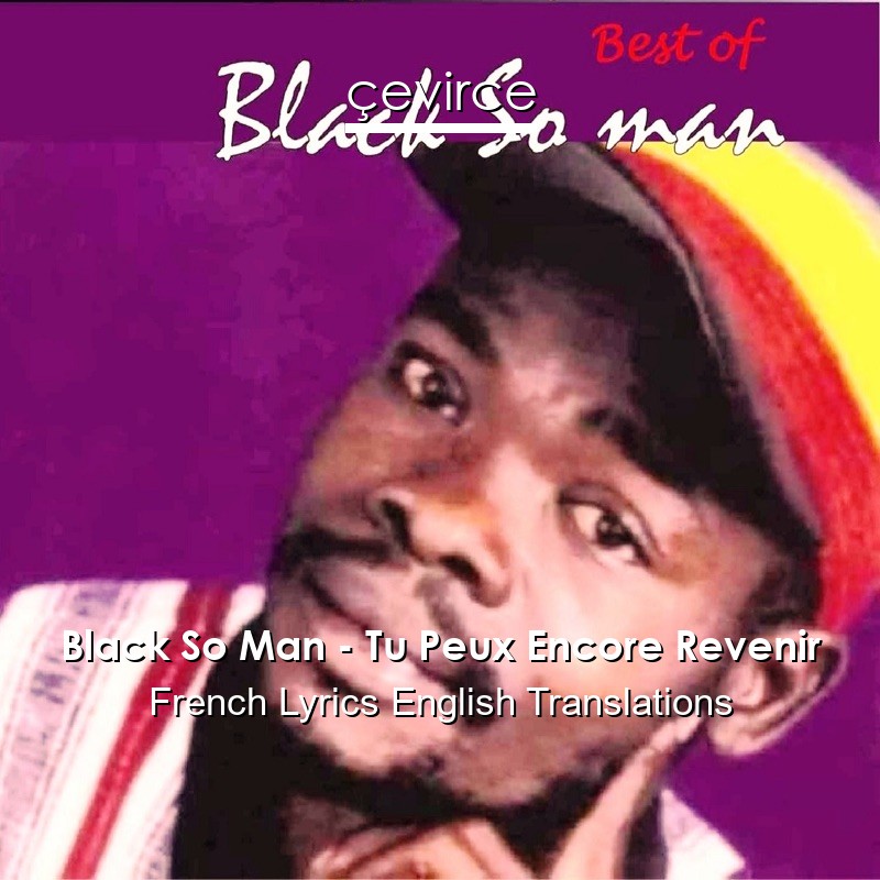 Black So Man – Tu Peux Encore Revenir French Lyrics English Translations