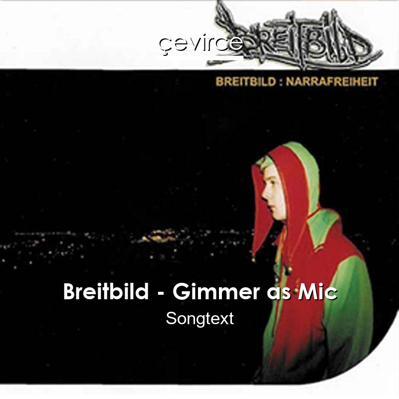 Breitbild – Gimmer as Mic Songtext