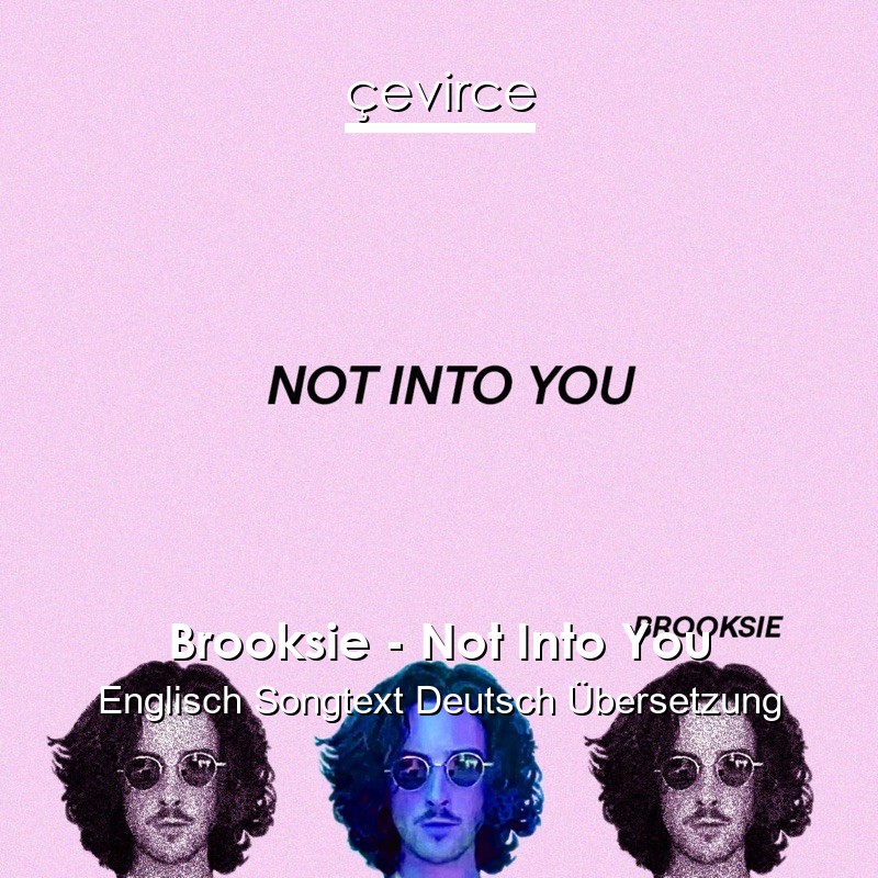 Brooksie – Not Into You Englisch Songtext Deutsch Übersetzung