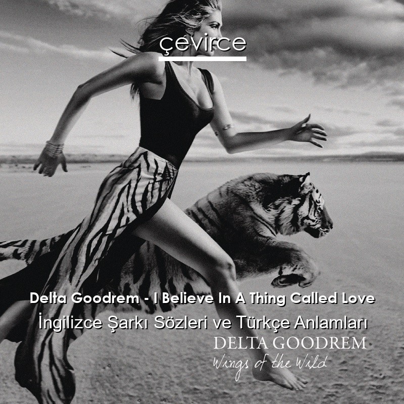 Delta Goodrem – I Believe In A Thing Called Love İngilizce Şarkı Sözleri Türkçe Anlamları