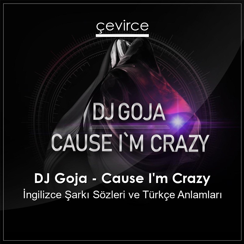 DJ Goja – Cause I’m Crazy İngilizce Şarkı Sözleri Türkçe Anlamları