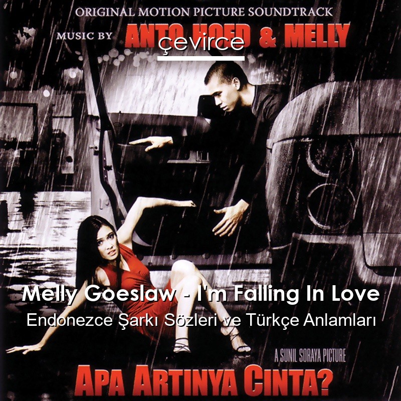 Melly Goeslaw – I’m Falling In Love Endonezce Şarkı Sözleri Türkçe Anlamları