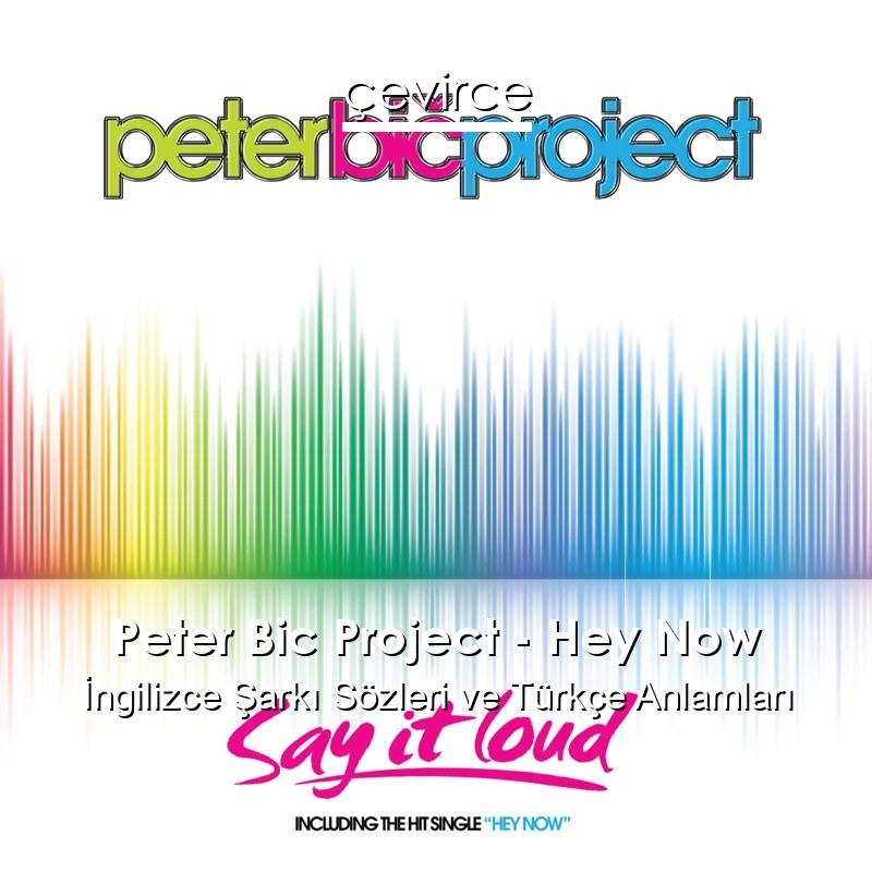 Peter Bic Project – Hey Now İngilizce Şarkı Sözleri Türkçe Anlamları