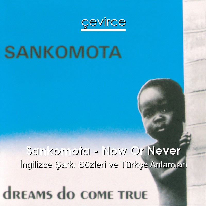 Sankomota – Now Or Never İngilizce Şarkı Sözleri Türkçe Anlamları