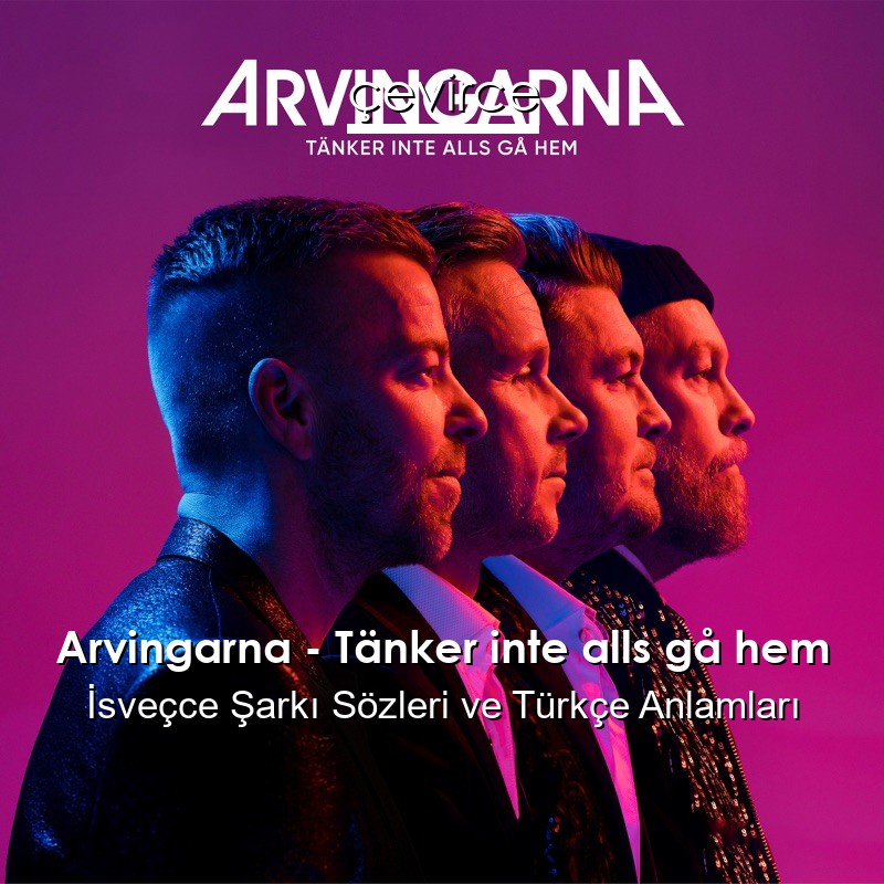 Arvingarna – Tänker inte alls gå hem İsveçce Şarkı Sözleri Türkçe Anlamları