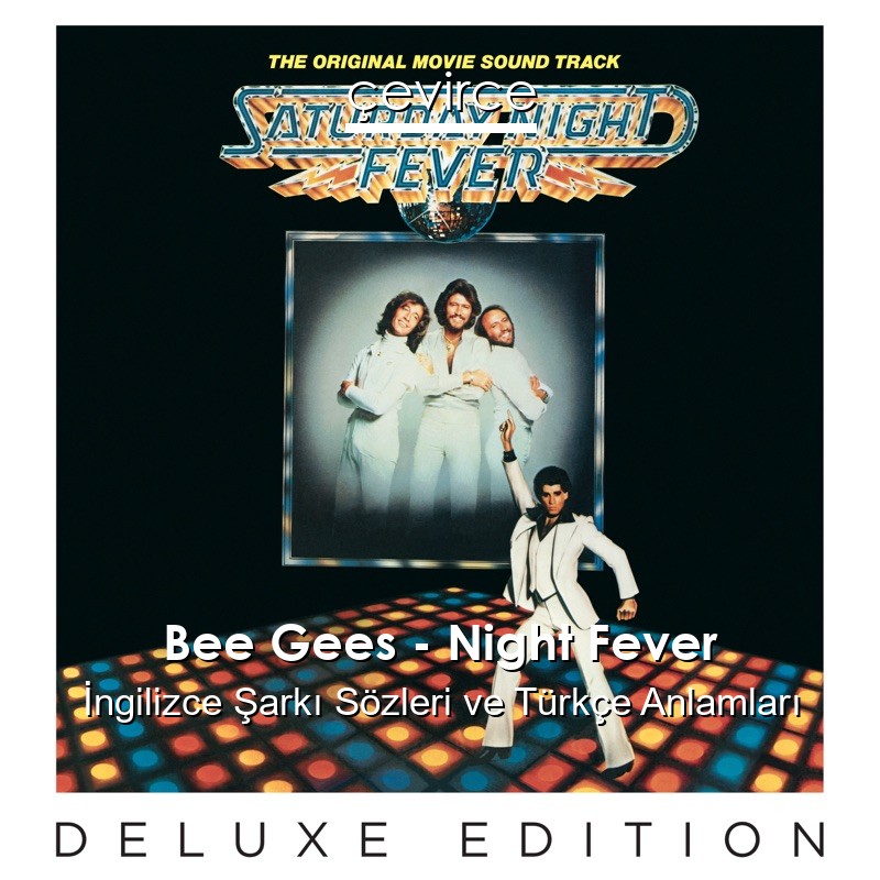 Bee Gees – Night Fever İngilizce Şarkı Sözleri Türkçe Anlamları