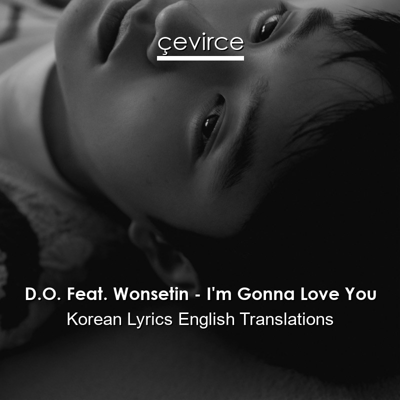 D.O. Feat. Wonsetin – I’m Gonna Love You Korean Lyrics English Translations