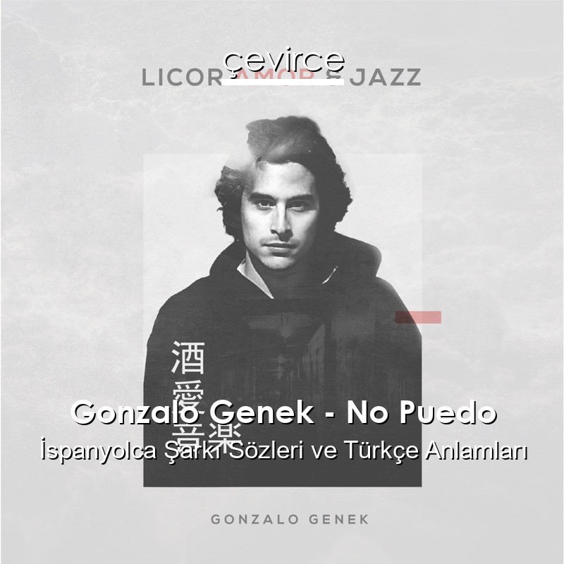Gonzalo Genek – No Puedo İspanyolca Şarkı Sözleri Türkçe Anlamları